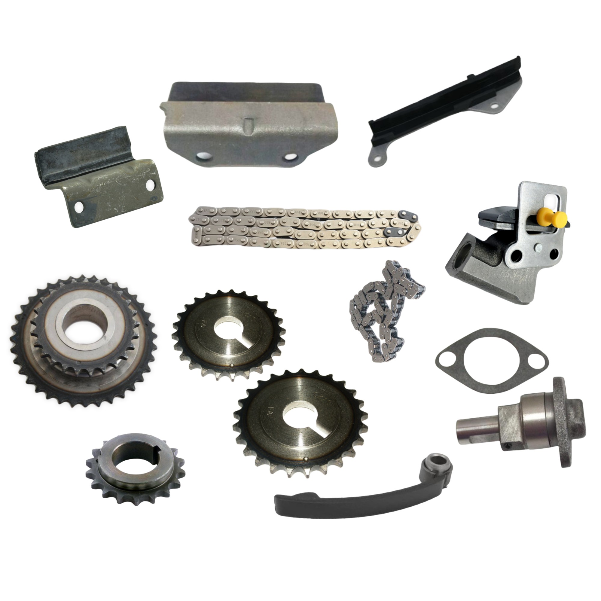 80S/54S B12 B13 B14 Nissan Sentra 1.6 GA16DE 16V 1995-2006 New, Ad Resort Y10 1990-1994  (Damper Straight-Steel) Chain (NS117) GloBelt Timing Chain Set - Image 2